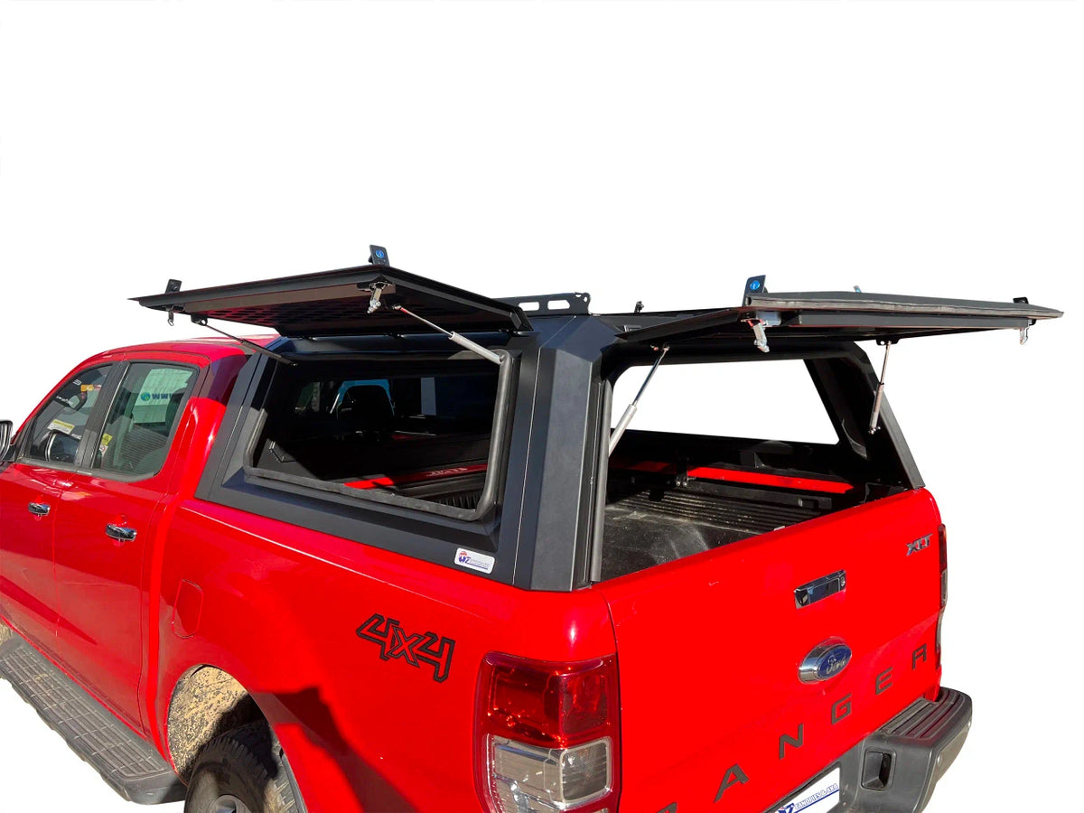 Canopy for FORD RANGER T6 T7 T8 (2012-2022) Rear Hardtop Double Cab Metal Black