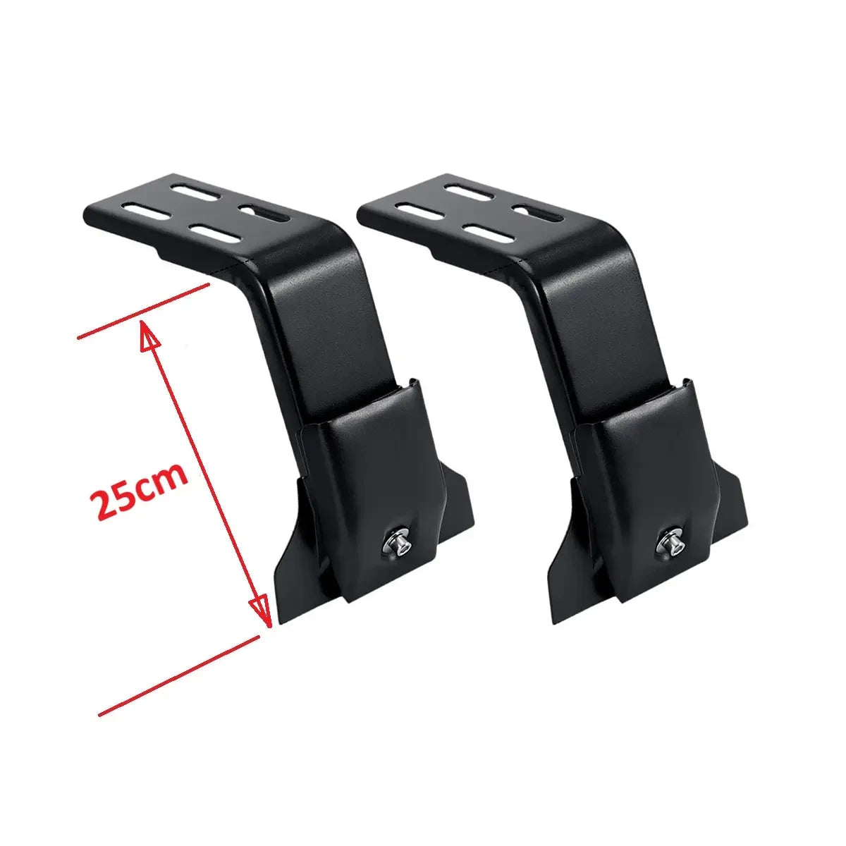 8x Replacement 9-inch 25cm Bracket for Apex4WD STEEL Roof Racks Set Gutter Mount