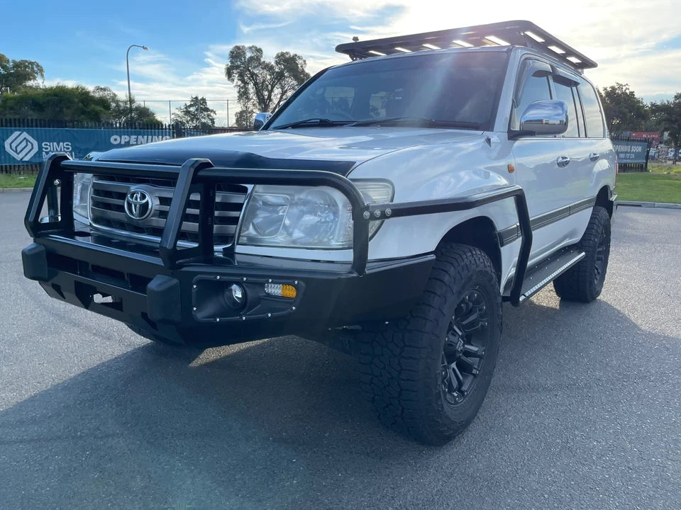 Steel Winch Bumper for TOYOTA LAND CRUISER 100 Series (1998-2007) Off Road 4x4 Bullbar Front Oz Style