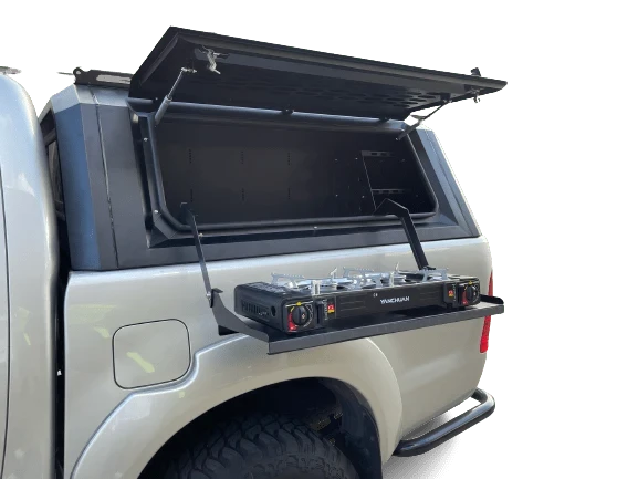 LEFT Side Storage Canopy Section Fold Out Kitchen For Steel Pickup Truck Canopy