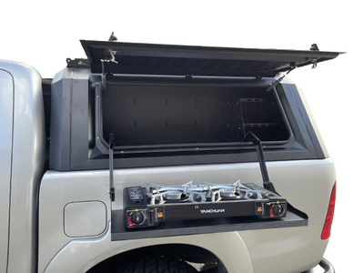 LEFT Side Storage Canopy Section Fold Out Kitchen For Steel Pickup Truck Canopy