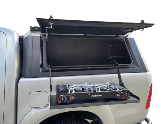 LEFT Side Storage Canopy Section Fold Out Kitchen For Steel Pickup Truck Canopy