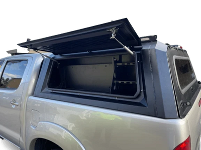 LEFT Side Storage Canopy Section Fold Out Kitchen For Steel Pickup Truck Canopy