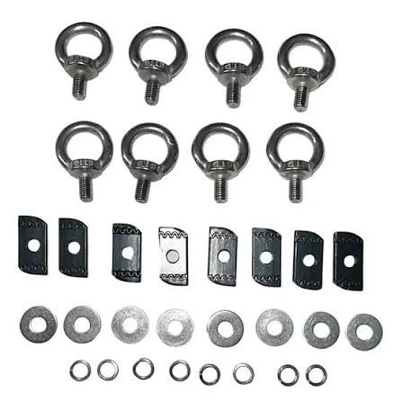 Eye Bolt Tie Down For Aluminium Roof Rack Set of 8 Anchor Kit Cage Heavy Duty