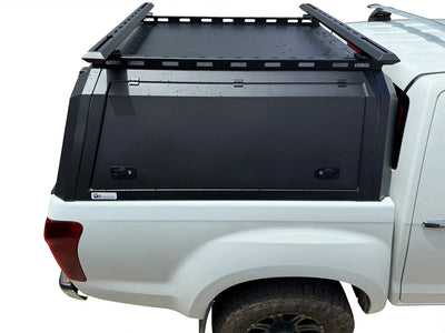 Isuzu D-Max Mk2 2012+ Rear Canopy Hardtop Double Cab Metal Black 4x4 Heavy Duty