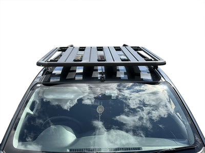 Aluminium Roof Rack for Mitsubishi L200 (2015-2021) Series 5 & 6 (MQ & MR) Black - Slim Factory Fitment