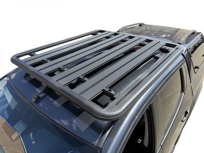 Aluminium Roof Rack for Mitsubishi L200 (2015-2021) Series 5 & 6 (MQ & MR) Black - Slim Factory Fitment