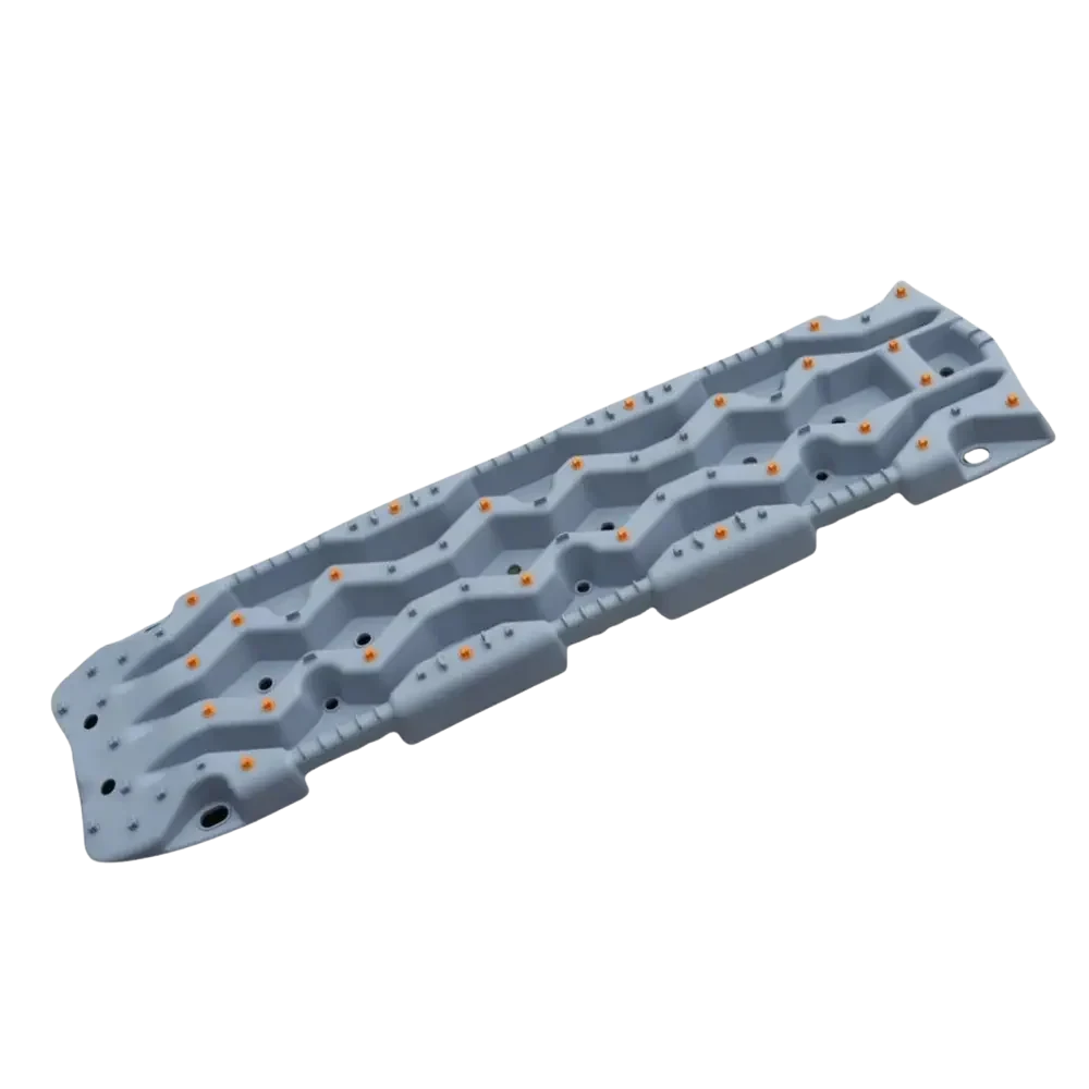 2x GREY Recovery Traction Boards Sand Ladder Mud Snow Plastic Pair 4x4 TRED PRO