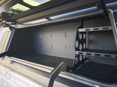 LEFT Side Storage Canopy Section Fold Out Kitchen For Steel Pickup Truck Canopy