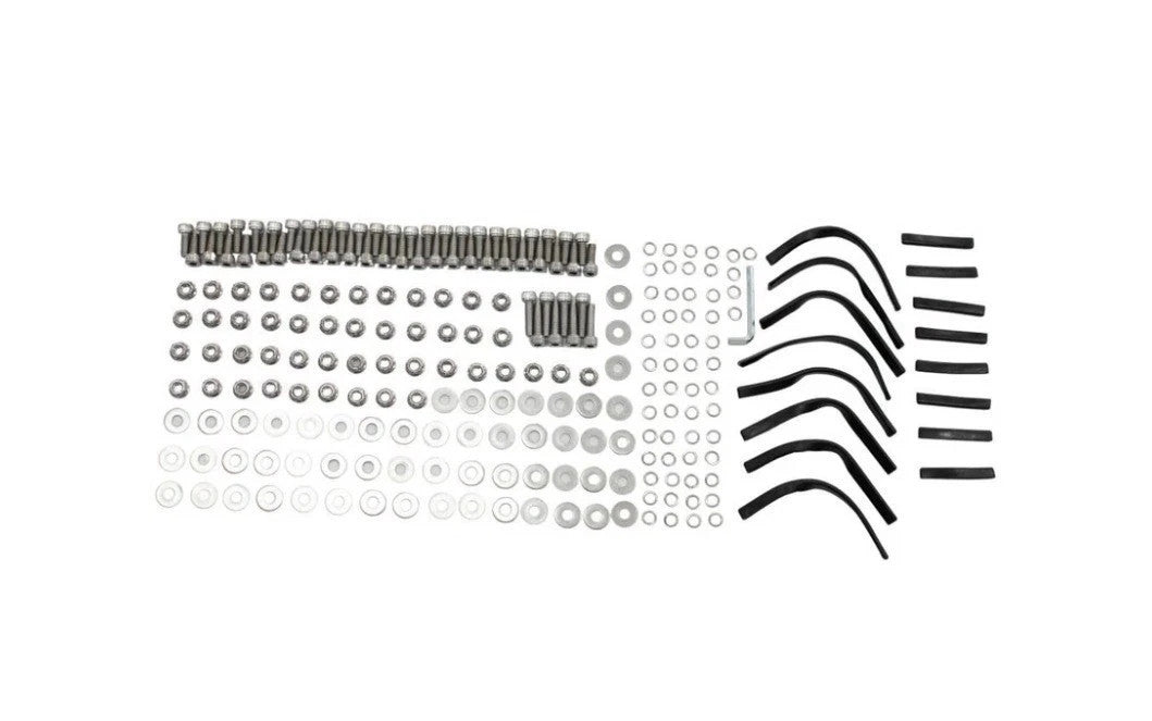 8x AluMod Replacement 6-inch 15cm Brackets Aluminium Roof Rack Cage Set Mounting