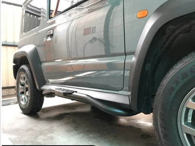 Side Steps for SUZUKI JIMNY JB74 (2018+) - Bolt On Rock Tree Sliders Bars 4x4