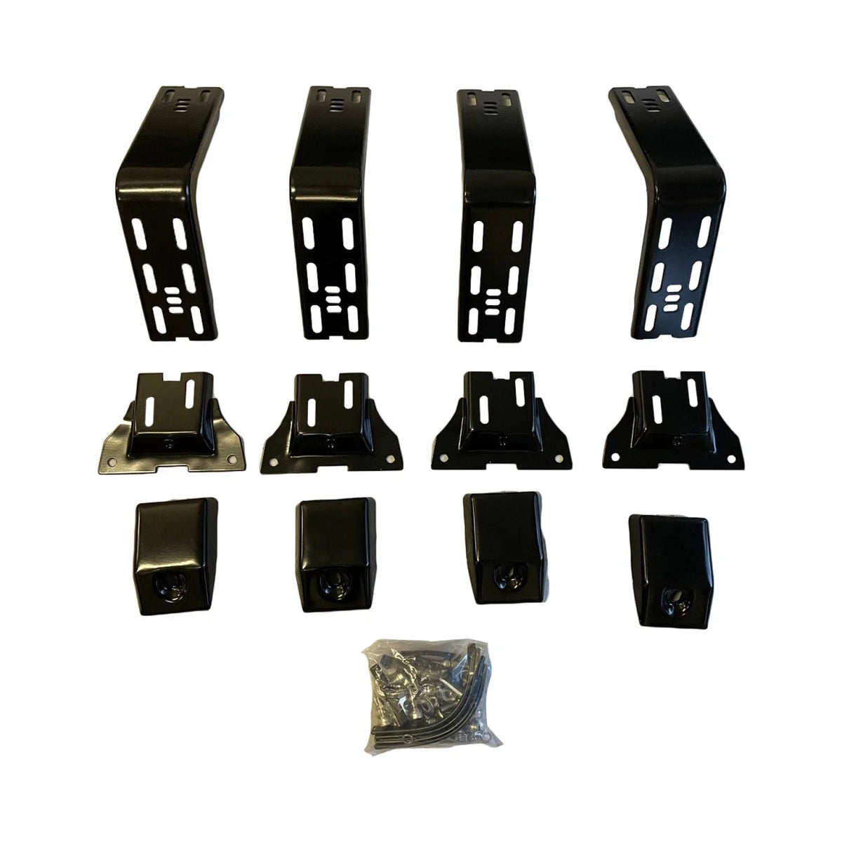 8x Replacement 6-inch 15cm Bracket for Apex4WD STEEL Roof Racks Set Gutter Mount