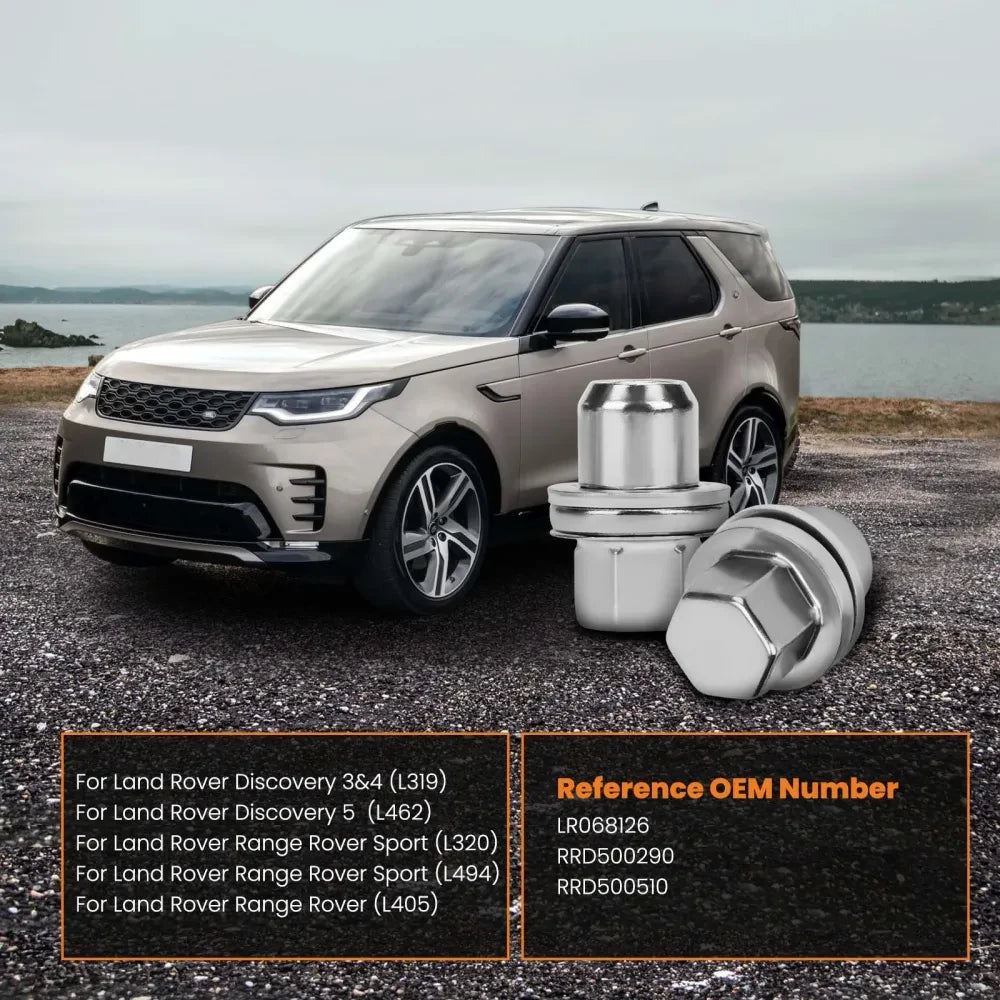 20x Wheel Nuts for Land Rover Discovery 3, 4 Range Rover Sport Alloy steel