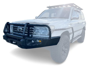 Steel Winch Bumper for TOYOTA LAND CRUISER 100 Series (1998-2007) Off Road 4x4 Bullbar Front Oz Style