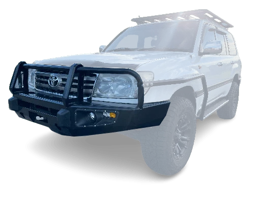 Steel Winch Bumper for TOYOTA LAND CRUISER 100 Series (1998-2007) Off Road 4x4 Bullbar Front Oz Style
